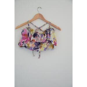 Kids‎ June Loop Floral Bikini Top Size Medium